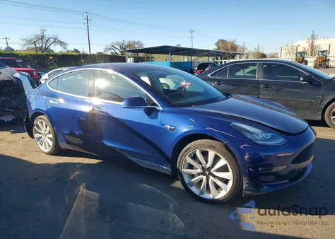 2018 Tesla Model 3 из США, поврежденный, VIN 5YJ3E1EA2JF110203